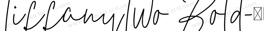 TiffanyTwo Bold字体转换